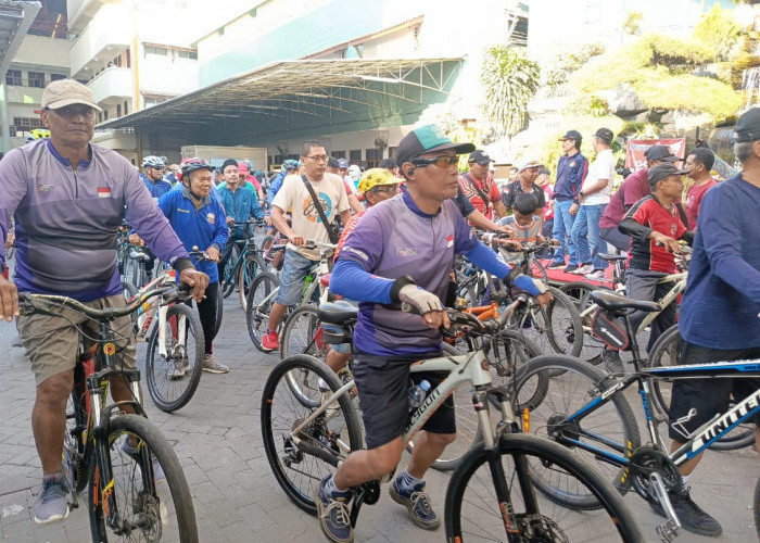 Peringati Haornas, Ponpes Wali Barokah Gelar Gowes Bertajuk Olahraga Satukan Kita