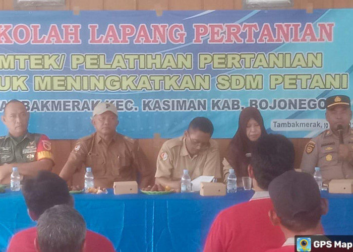 Dukung Ketahanan Pangan, Polsek Kasiman Ikut Program Sekolah Lapangan