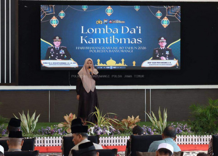 Polresta Banyuwangi Lahirkan Tujuh Dai Muda Pengawal Kamtibmas di Hari Bhayangkara