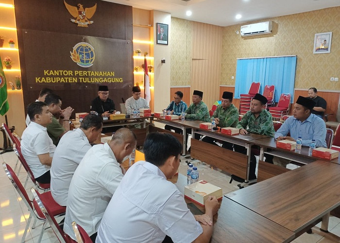 Kantah ATR/BPN Kabupaten Tulungagung Terima Audiensi PCNU Tulungagung 