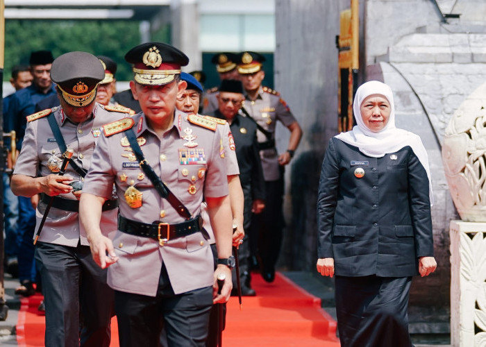 Hari Bhayangkara ke-80, Gubernur Khofifah Soroti Peran Strategis Polri Jaga Iklim Investasi