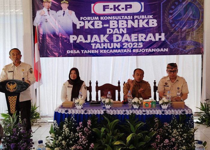 Dorong Kesadaran Pajak, Bapenda Tulungagung Gelar Forum Konsultasi Publik di Rejotangan