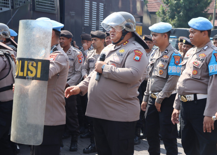 Polres Pasuruan Gladi Pengamanan dengan Kekuatan 1.039 Personel Sambut May Day