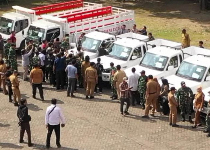 Wabup Nganjuk Serahkan Kendaraan untuk 21 Koperasi Desa di 16 Kecamatan