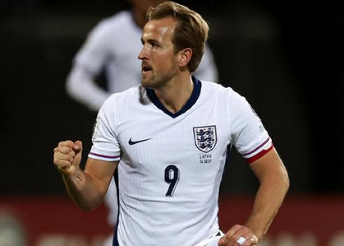 Inggris Lolos ke Piala Dunia 2026 Usai Bungkam Latvia 5-0, Harry Kane Cetak Dua Gol