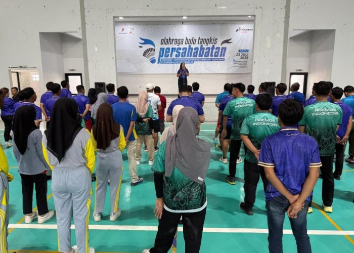 Bangun Harmoni Industri dan Masyarakat, PEPC Zona 12 Gelar Pertandingan Bulu Tangkis Persahabatan