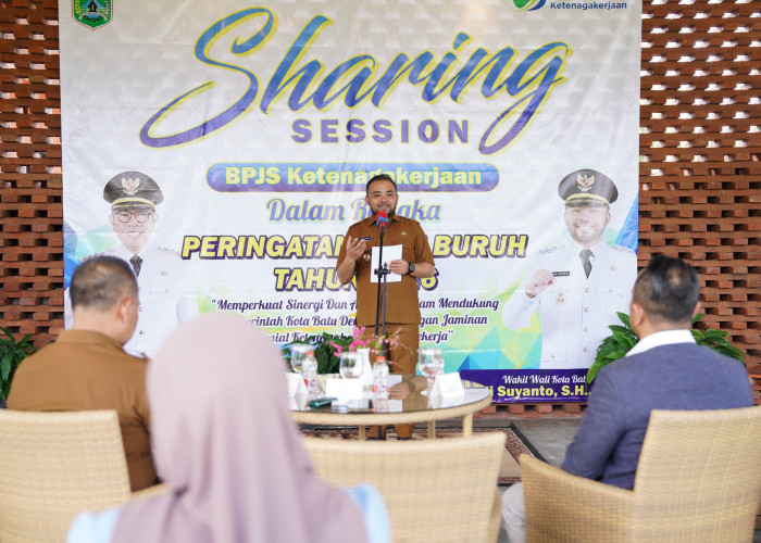 Hadirkan Rasa Aman Pekerja, Pemkot Batu Apresiasi Program Perlindungan Jaminan Sosial BPJS Ketenagakerjaan