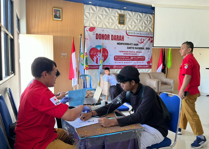 Setetes Darah Sekeping Bakti, Ponpes Al Qodiri Nyalakan Asa Kemanusiaan di Hari Santri Nasional