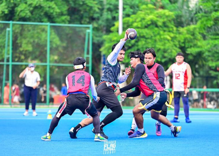 Cetak Bibit Unggul Atlet Flag Football, AAFI Surabaya Menggelar Turnamen Ke-10