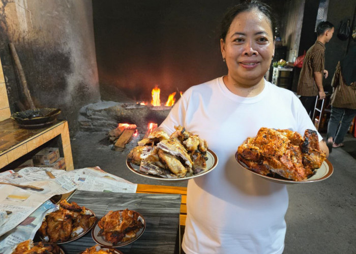 Konsisten Bakar Pakai Kayu Jati, Rahasia Ayam Panggang Bu Setu Magetan Melegenda 35 Tahun Bareng BRI