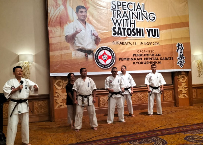 Kyokushinkai Indonesia Gelar Latihan Bersama dengan Shihan Satoshi Yui