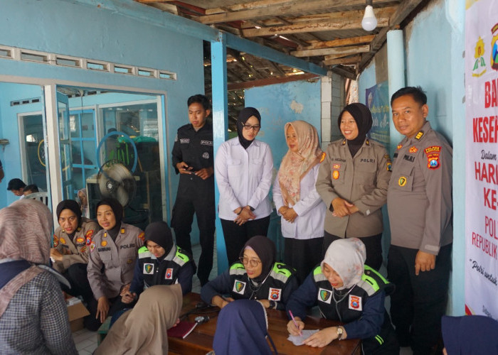 Sambut Hari Jadi Polwan Ke-77, Srikandi Sidoarjo Peduli Kesehatan Masyarakat