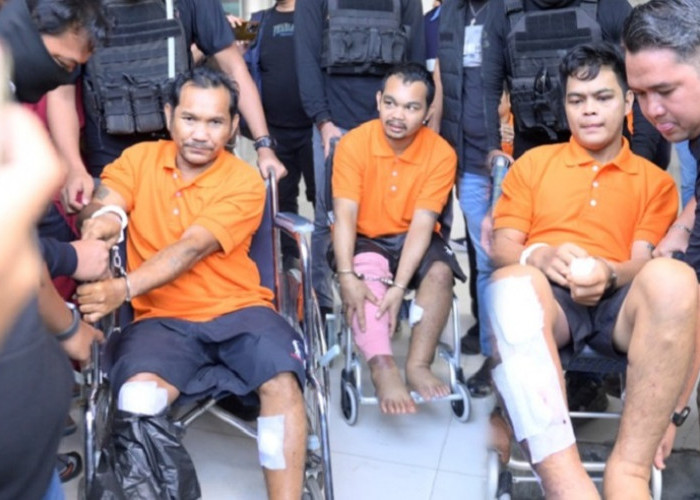 Tiga Tersangka Pembunuh Polisi di Katingan Diserahkan ke Mapolda Kalteng 