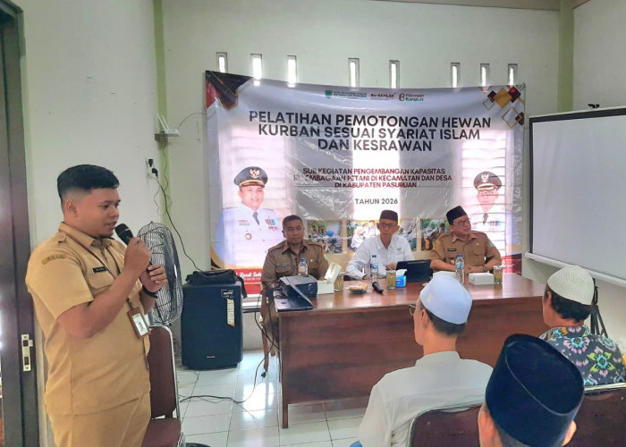 DKP3 Pasuruan Gelar Bimtek dan Siagakan 100 Pengawas, Pastikan Daging Kurban Aman dan Halal
