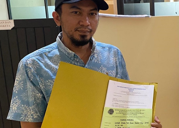 KPTG Laporkan Dugaan Tanah Terlantar PT Garam ke ATR/BPN Sumenep