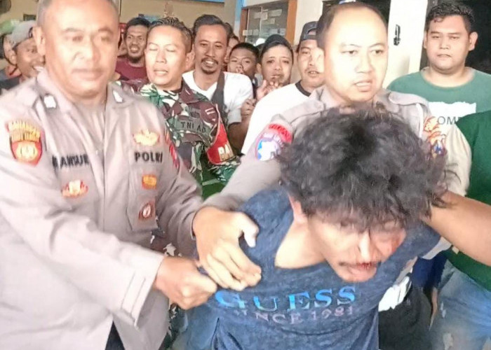 Polisi Amankan Pencuri Handphone Babak Belur Dihajar Warga Driyorejo