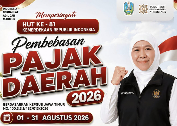 HUT Ke-81 RI, Khofifah Hadiahkan Pemutihan Pajak Kendaraan Sebulan Penuh