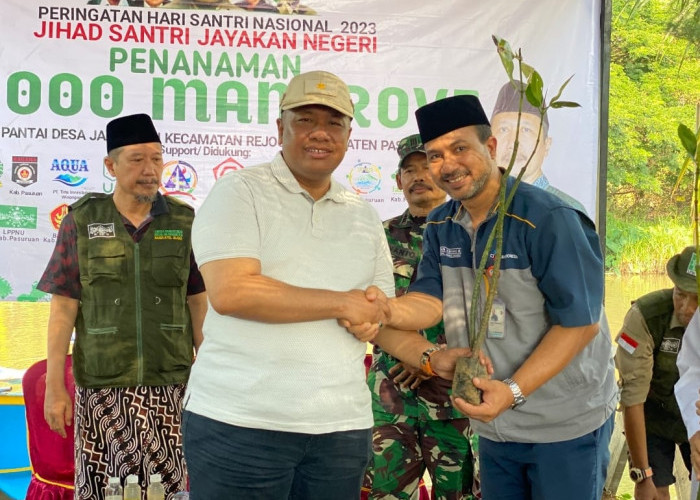 PT Cheil Jedang Indonesia Tanam 10.000 Bibit Mangrove saat Momen Hari Santri Nasional 2023