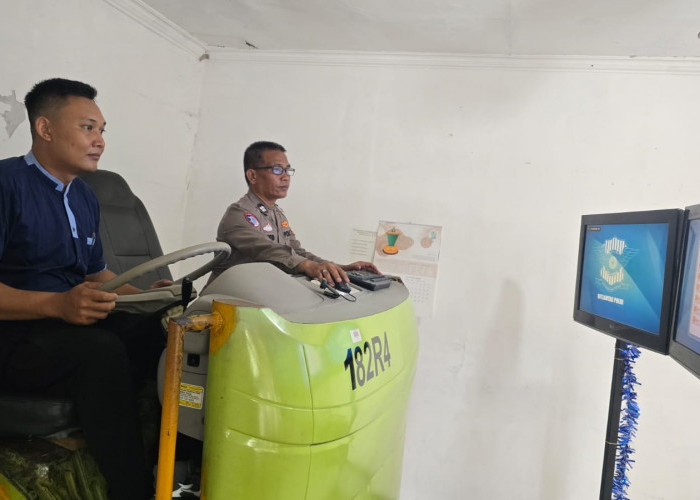 Urus SIM B1 di Satpas Colombo Kini Lebih Mudah dengan Simulator Truk