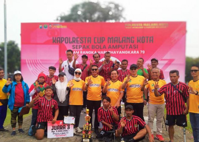 Wali Kota Malang Apresiasi Sepak Bola Amputasi Kapolresta Malang Kota Cup