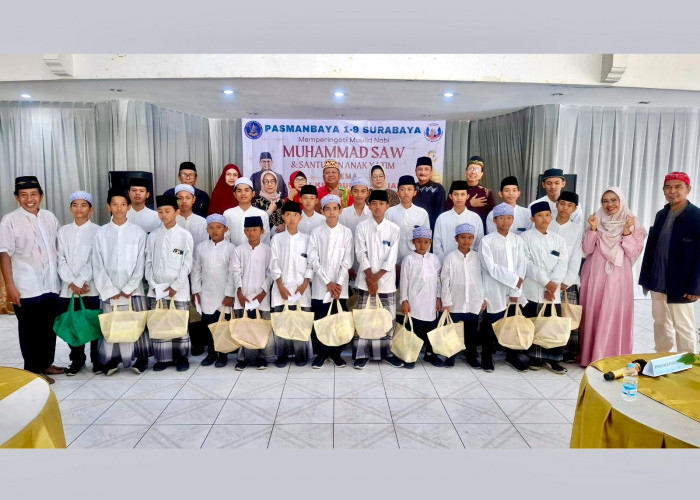 Gelar Maulid Nabi dan Santunan Yatim Piatu, Pasmanbaya Ajak Anggota Teladani Nilai Kehidupan Sosial Rasulullah