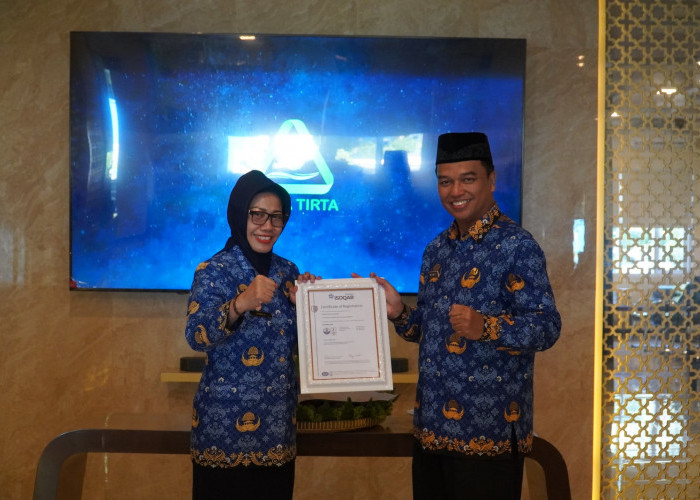 Perumda Delta Tirta Sidoarjo Raih Sertifikat ISO 9001:2015