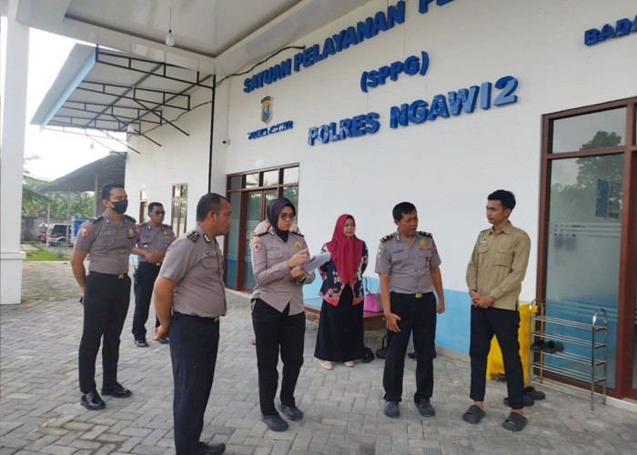 Komitmen Berikan Pelayanan Terbaik, SPPG Polres Ngawi di Karangjati Dinilai Tim Itwasda Polda Jatim