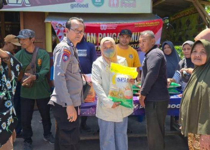 Polresta Malang Kota Kembali Gelontorkan 22 Ton Beras Murah
