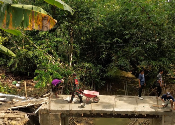 Jembatan Garuda Merah Putih Blora Permudah Akses dan Aktivitas Harian Warga Desa Klopoduwur