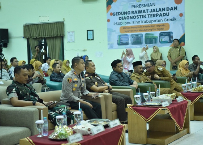 Kapolres Gresik Hadiri Peresmian Gedung Rawat Jalan dan Diagnostik Terpadu RSUD Ibnu Sina