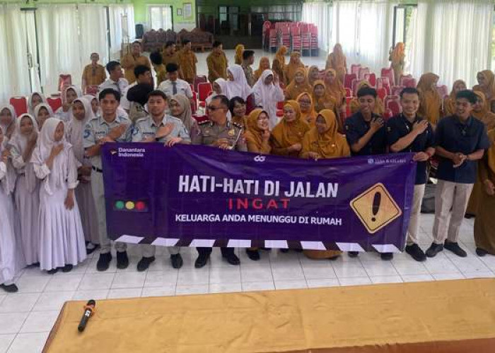 Satlantas Gresik Edukasi Keselamatan Pelajar