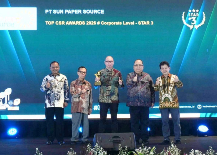 Sun Paper Source Raih TOP CSR Awards 2026, Bukti Nyata Industri Hijau Indonesia Mendunia