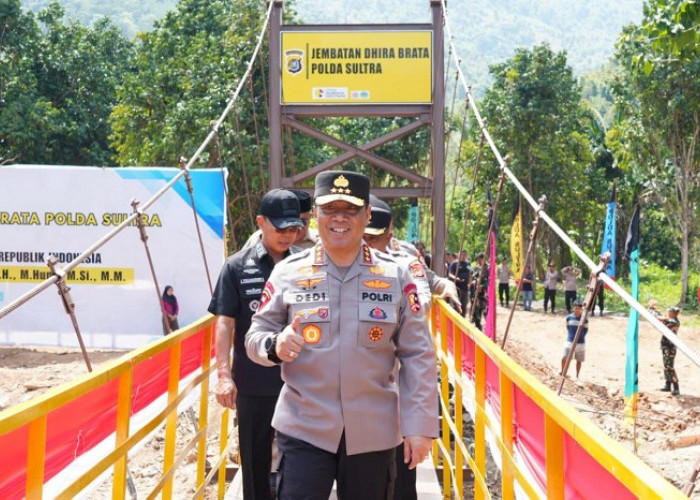 Wakapolri Resmikan Jembatan Dhira Brata di Kolaka Wujud Instruksi Presiden Prabowo