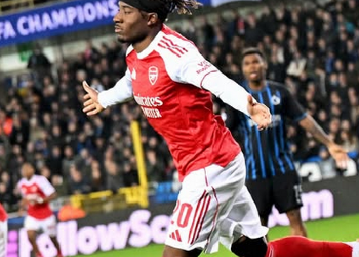 Madueke on Fire! Arsenal Gaspol 3-0 di Bruges dan Nyaris Kunci Tiket Knockout