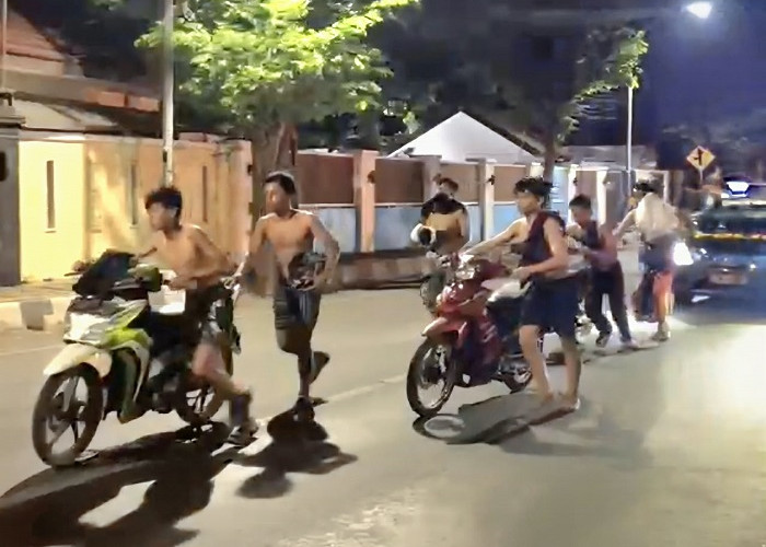 Razia Balap Liar di Jalan dr Wahidin Sudirohusodo, Polres Pasuruan Kota Amankan 19 Motor