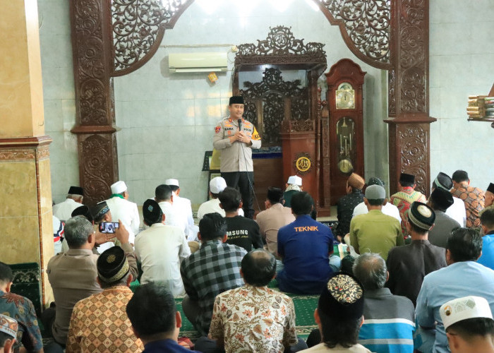 Pererat Silaturahmi di Wringinanom, Kapolres Gresik Sosialisasikan Penitipan Kendaraan Mudik Gratis