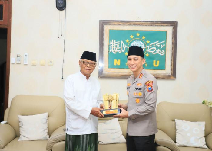 Jelang Pindah Tugas ke Mabes Polri, AKBP Anggi Saputra Ibrahim Silaturahmi ke Ponpes Al Amien