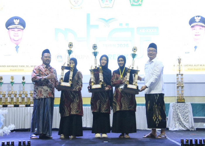 Dominasi Berbagai Cabang, Kafilah Bungah Kembali Juara Umum MTQ Kabupaten Gresik
