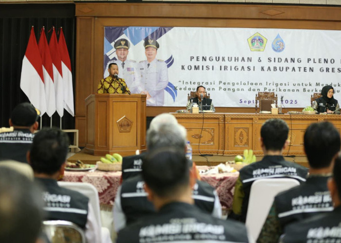Pemkab Gresik Kukuhkan Komisi Irigasi 2024-2027, Fokus Dukung Ketahanan Pangan