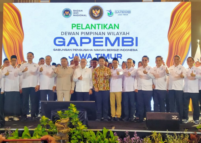 Kawal Program Makan Bergizi Gratis, Menko Pangan Lantik Pengurus Gapembi Jatim di Malang