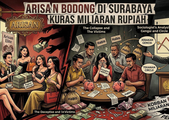 Arisan Bodong di Surabaya Kuras Korban Miliaran Rupiah, Sosiolog Unesa Soroti Jebakan Gengsi dan Circle