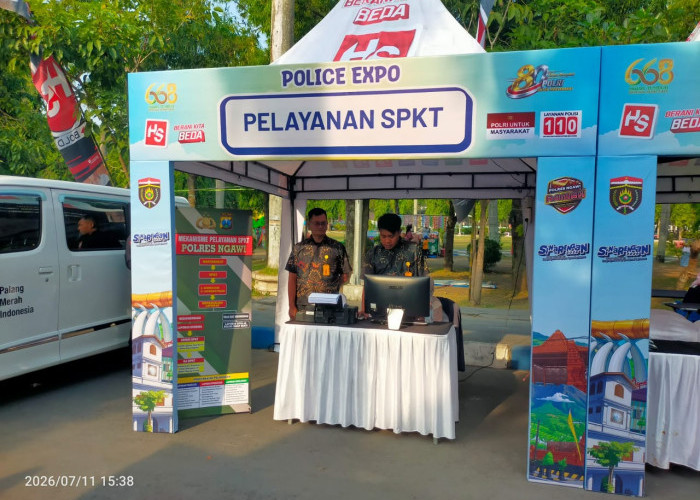 Sinarengan Gayeng Bersama Bhayangkara, Polres Ngawi Hadirkan Denny Caknan dan Police Expo