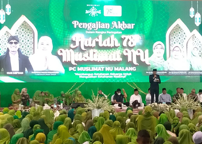 Pj Wali Kota Malang Apresiasi Peran Muslimat NU di Harlah Ke-78