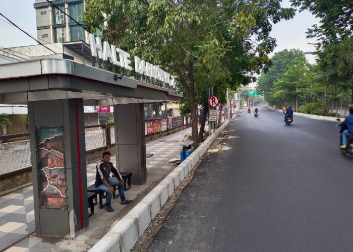 Halte dan Pedestrian Terisolasi, Imbas Peninggian Jalan Mayjen Sungkono