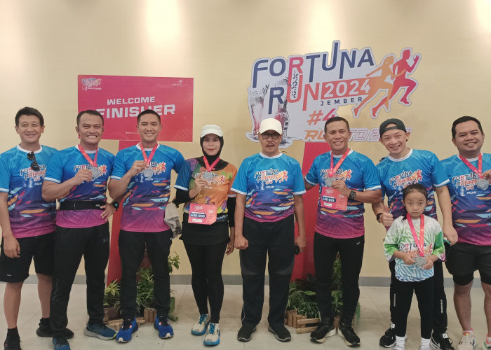 Danbrigif 9/Kostrad, Kapolres dan Dandim Jember Meriahkan Fortuna Run 2024