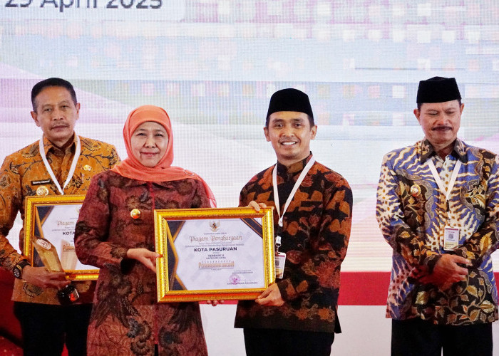 Pemkot Pasuruan Raih Penghargaan Pembangunan Daerah Terbaik Kedua se-Jawa Timur