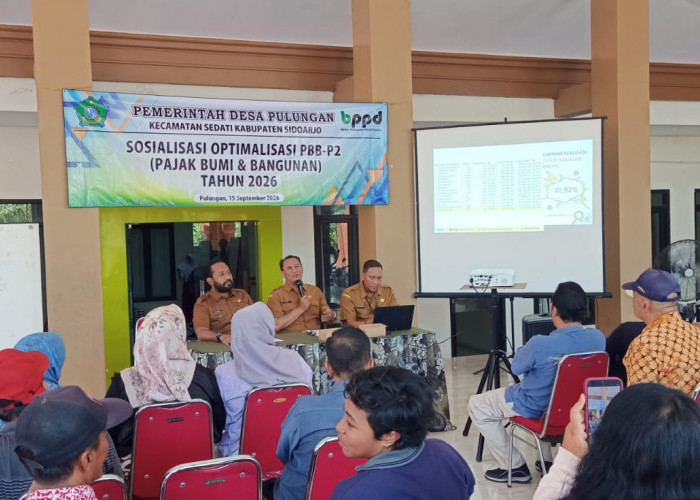 BPPD Sidoarjo Genjot Kesadaran Warga Bayar PBB