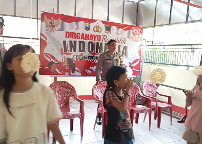 Polsek Sukomanunggal Gelar Lomba Anak-anak untuk Peringati HUT Ke-80 RI