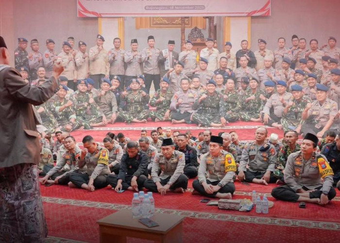 Polres Bojonegoro Syukuran HUT Ke-80 Brimob Polri Bersama Eks Brimob Nusantara