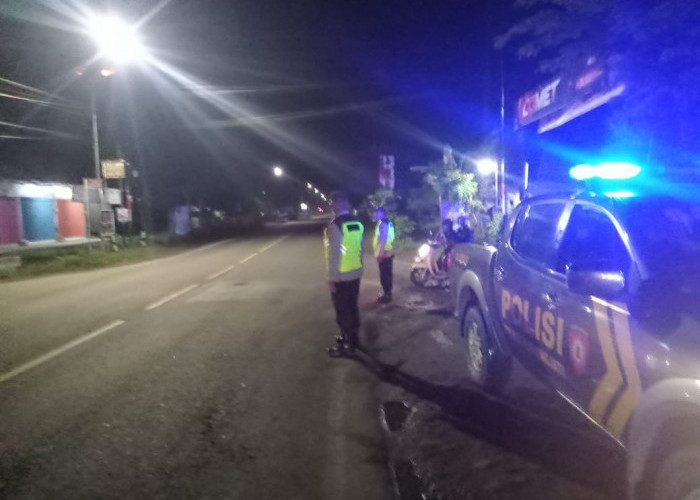 Polsek Karangjati Giat Patroli, Dukung Harkamtibmas Ngawi 
